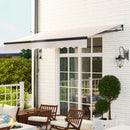 Outsunny 3.5 x 3(m) Electric Retractable Awning w/ Aluminium Frame