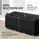 Outsunny 190x72x76cm Rectangular Patio Furniture Cover for Chairs Black