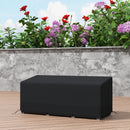 Outsunny 190x72x76cm Rectangular Patio Furniture Cover for Chairs Black