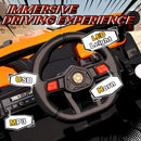 AIYAPLAY Kids Electric Car with Remote Control for Ages 3-5 Years, Orange