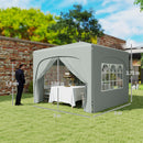 Outsunny 3 X 3(m) UPF50+ Pop Up Gazebo With Sides And Carry Bag