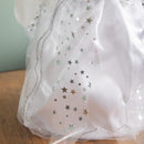 30cm White & Silver Christmas Tree Top Fairy Angel House Decoration Ornament