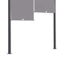 Outsunny 3m x 4m utdoor Garden Pergola with LED Lights Sliding Roof Grey