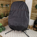 Samuel Alexander Double Egg Garden Chair Covers Waterproof Protective Outdoor Anti UV Windproof Heavy Duty Swing Chair Cover With Zipper For Egg Chair