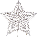 52cm Light up Christmas Star Silhouette Hanging Decoration with 100 Warm White LEDs