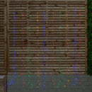 1.5m x 2m Light up Cascading Christmas Curtain Light with 240 Multi-Coloured LEDs