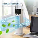 HOMCOM Tower Fan For Bedroom, 16 Inch Mist Desktop Fan With DC Motor