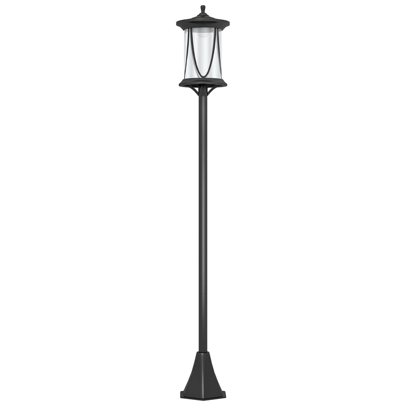 Outsunny 1.3 M LED Outdoor Street Light, Waterproof IP44, Cool White