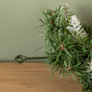 90cm Snow King Fir Christmas Swag Garland with Pine Cones & Snow Tips
