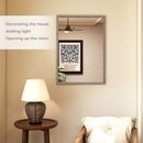 HOMCOM Wall Bathroom Mirror, Vanity Mirror, Grey