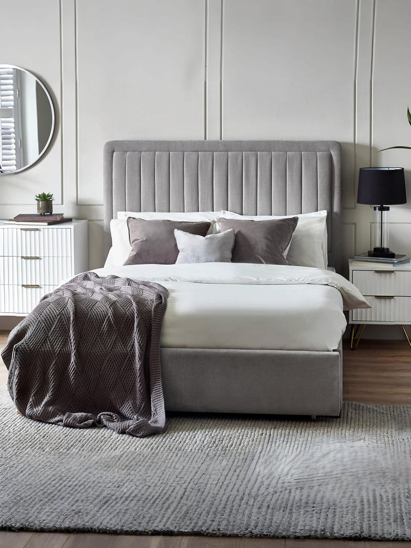 Savannah King Bed 150Cm - Grey