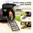 PawHut 191 x 20cm Dog Ramp for Car, Pet Stairs for Large Dogs, for SUVs