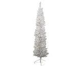 6.5ft (2m) Premier Pencil Style Slim Christmas Tree in White