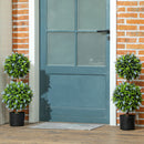 HOMCOM Set Of 2 Potted Artificial Plants With Lavender Flowers