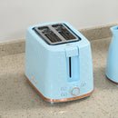 HOMCOM Kettle and Toaster Set 1.7L Kettle & 2 Slice Toaster Set,