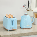 HOMCOM Kettle and Toaster Set 1.7L Kettle & 2 Slice Toaster Set,
