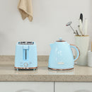 HOMCOM Kettle and Toaster Set 1.7L Kettle & 2 Slice Toaster Set,