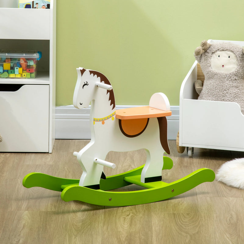 HOMCOM Rocking Horse - Multicoloured