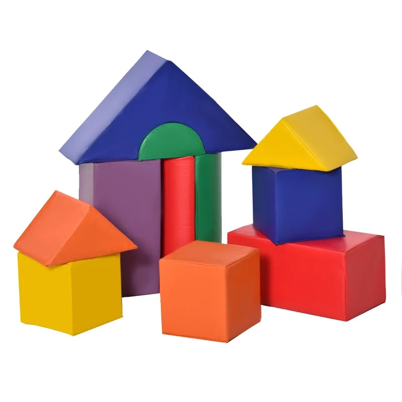 HOMCOM Kids 11 Piece Soft Play Set