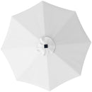 Outsunny UPF 50+ Replacement Parasol Canopy Parasol Cover Replacement