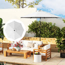 Outsunny UPF 50+ Replacement Parasol Canopy Parasol Cover Replacement