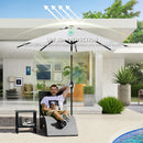 Outsunny UPF 50+ Replacement Parasol Canopy Parasol Cover Replacement