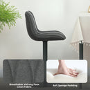 HOMCOM Bar Stools Set Of 2, Modern Armless Bar Chairs