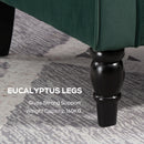 HOMCOM Accent Armchair Home Furniture Retro Tufted Club Fabric