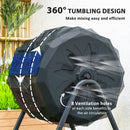 Outsunny 160L Outdoor Tumbling Compost Bin with Dual Chamber