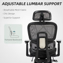 HOMCOM Ergonomic Office Chair Swivel Computer Chair With 3D Armrest