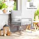 Outsunny Seat and Back Cushion Set, Fade Resistant Replacement Cushion