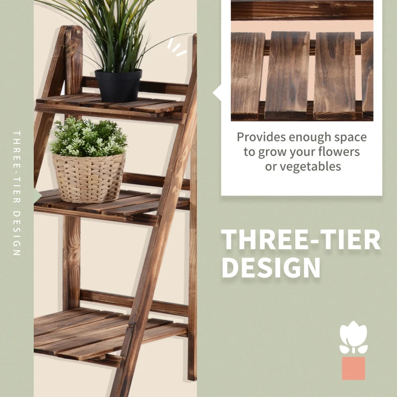 80l plant pot Outsunny Plant Pot Stand 80L x 37W x 93H cm