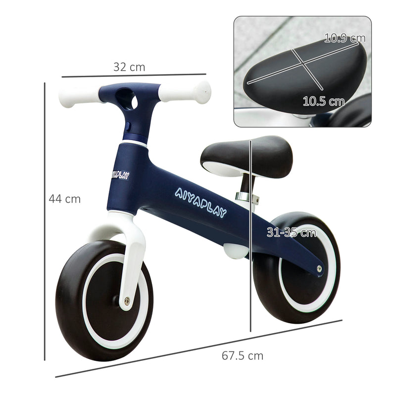 AIYAPLAY Balance Bike  for 1.5 - 3 Years Old - Blue