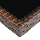 Outsunny Rattan Dining Set 10 Seater - Brown