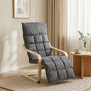 HOMCOM Accent Chair, Leisure Lounge Chair Armchair with Footrest, Grey