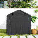 Outsunny Garden Tool Storage Shed with Roll-up Zipper Door