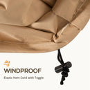 Outsunny Garden Furniture Covers Waterproof, 600D Oxford Fabric with Vents