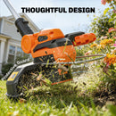 Outsunny Cordless Strimmer With 2 X 4.0Ah Lithium Batteries & Charger