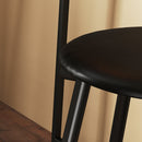 HOMCOM 3 Piece Breakfast Bar Table Set with Storage Shelves, Light Grey