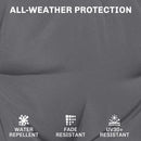 Outsunny Outdoor Chair Seat Cushions Set of 2, Garden Chair Cushions, Grey