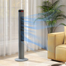 HOMCOM Oscillating Tower Fan Remote Control 3 Speed Modes Cooling Machine