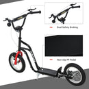 HOMCOM Teen Kids Stunt Scooter - Black