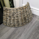 Samuel Alexander KD Willow Christmas Tree Skirt Wicker Rattan- Large Natural