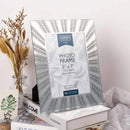 Lewis's Starburst Glitter Glass Photo Frame 5 x 7" Silver