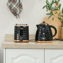 HOMCOM Kettle and Toaster Set 1.7L Rapid Boil Kettle & 2 Slice Toaster