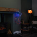 60cm X 42cm Light Up FlexiBrights Christmas Stocking Silhouette With 134 Multi-Coloured LEDs
