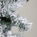 8ft (2.60m) Samuel Alexander Double Door Snow Flocked Christmas Tree Arch with 2000 Tips