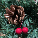 Premier 270cm (9ft) Christmas Garland Decoration With Red Berries & Cones