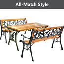 Weatherproof Wooden Garden Bench