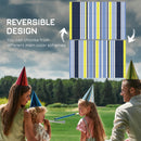 Outsunny Reversible Waterproof Plastic Straw Outdoor RV Rug, 121 x 182 cm